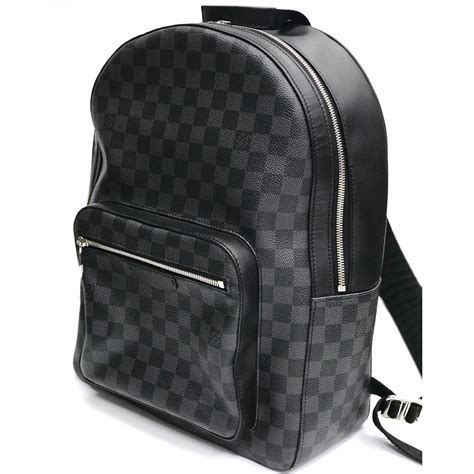 louis vuitton black checkered backpack|louis vuitton damier backpack.